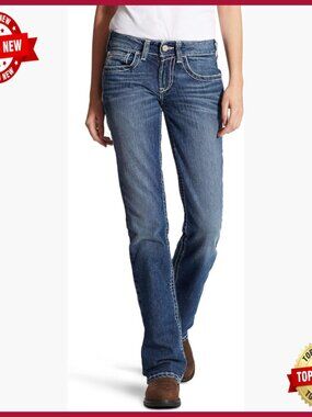 Flame Resistant Boot Cut Jeans Mid Rise Work Pants Women's